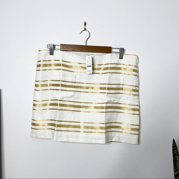 J. Crew No. 2 Pencil in metallic gold Size 6T Tall - Picture 1 of 5